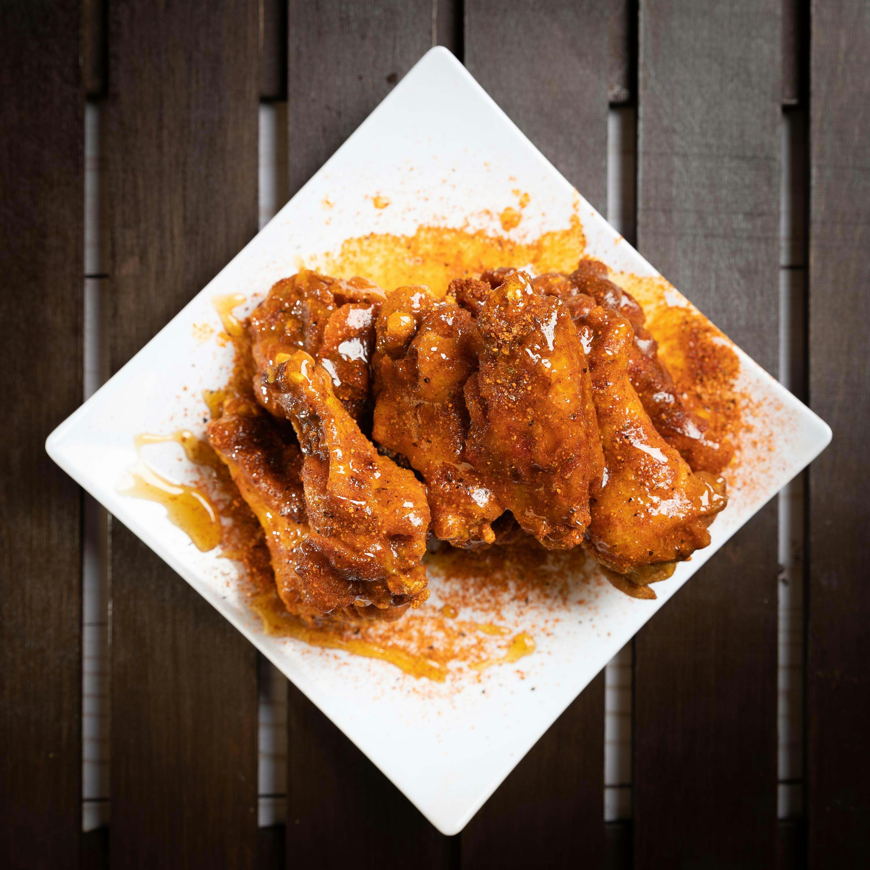 Plate of wings from The Original Big Shot Bob's House of Wings